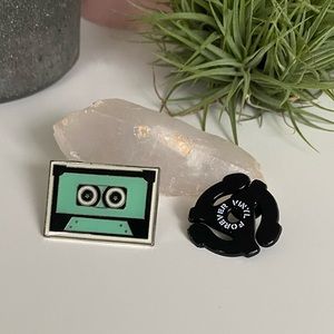 rock music enamel pin bundle